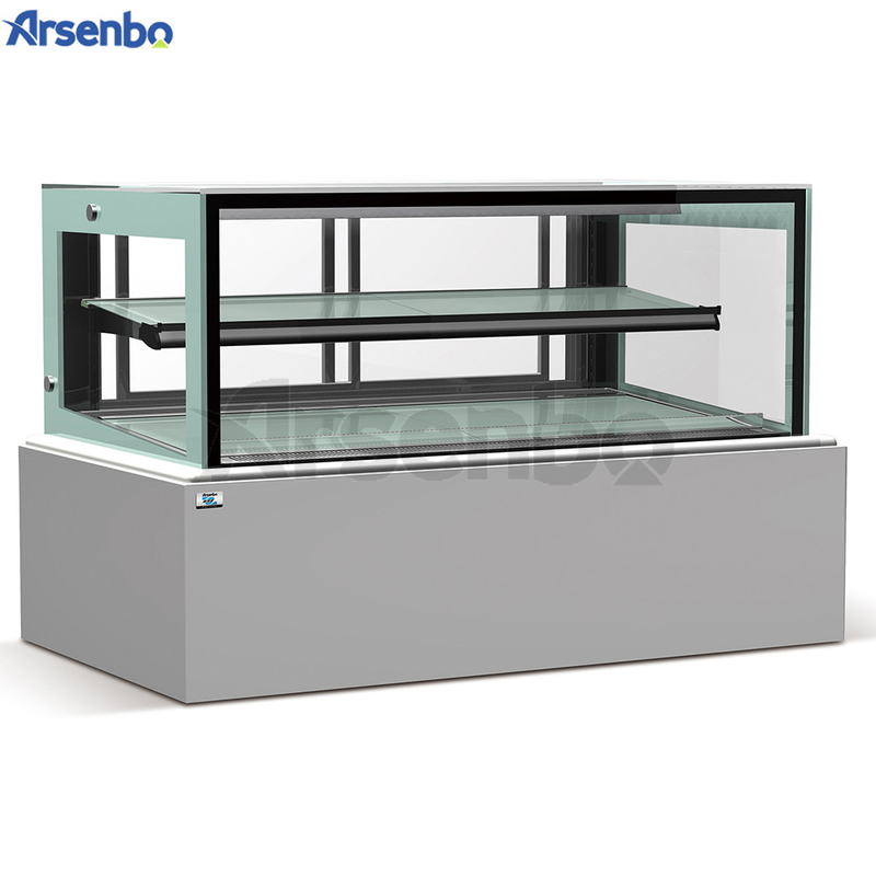 Omni Directional Cake Display Refrigerator Marble Anticorrosive