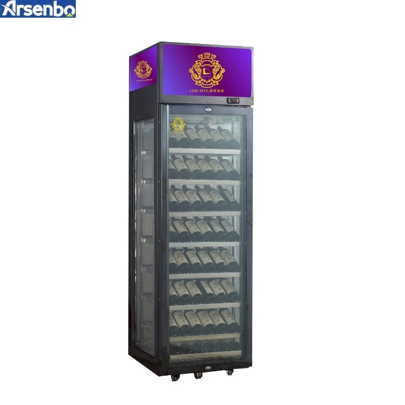 Odorless Nonfrost Wine Cooler Refrigerator Multiscene Single Zone
